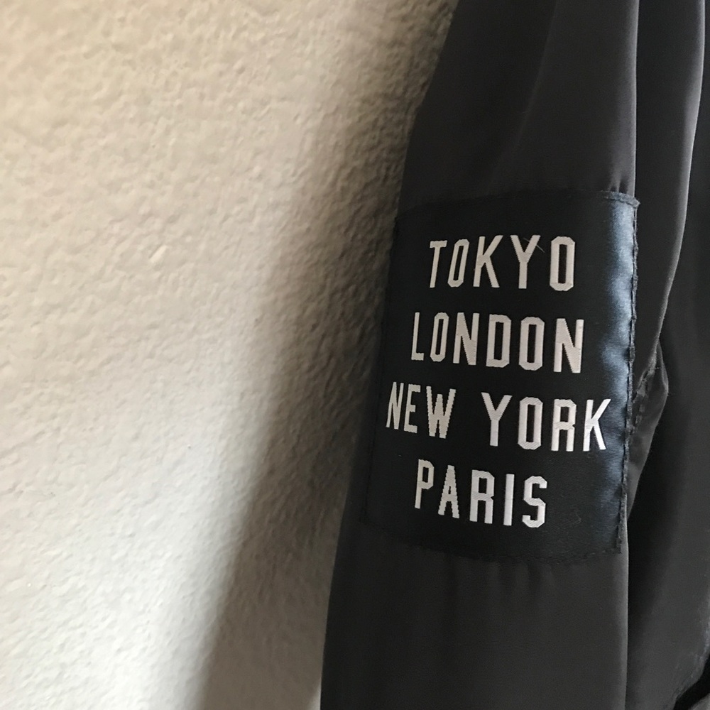 SOLD H&M bomber jacket varsity puffer black 10-12 - Picture 5 of 8